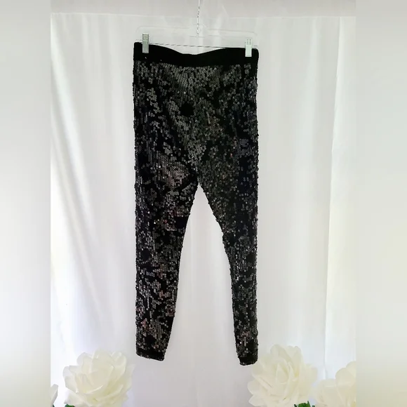 Express High Rise Sequin Leggings - Picture 4 of 6
